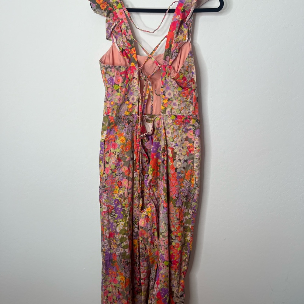 Hutch Matchsticks Floral Jumpsuit size XL - Picture 3 of 5
